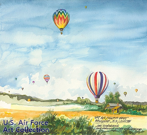 HOT AIR BALLOON MEET - WELLSVILLE, NY/JULY 1981